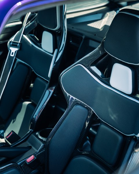 Interior seats and roll structure